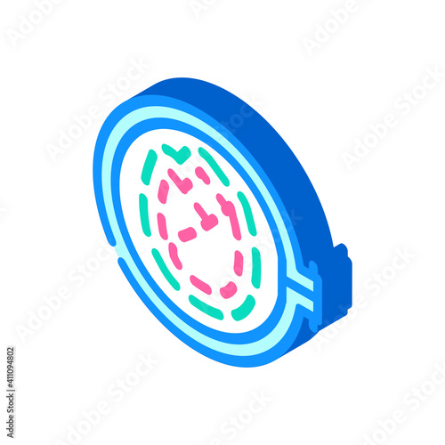 embroidery for relax isometric icon vector illustration