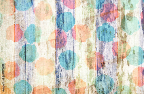 colorful  orange ,pink ,green and blue  vintage style color background © Alex395