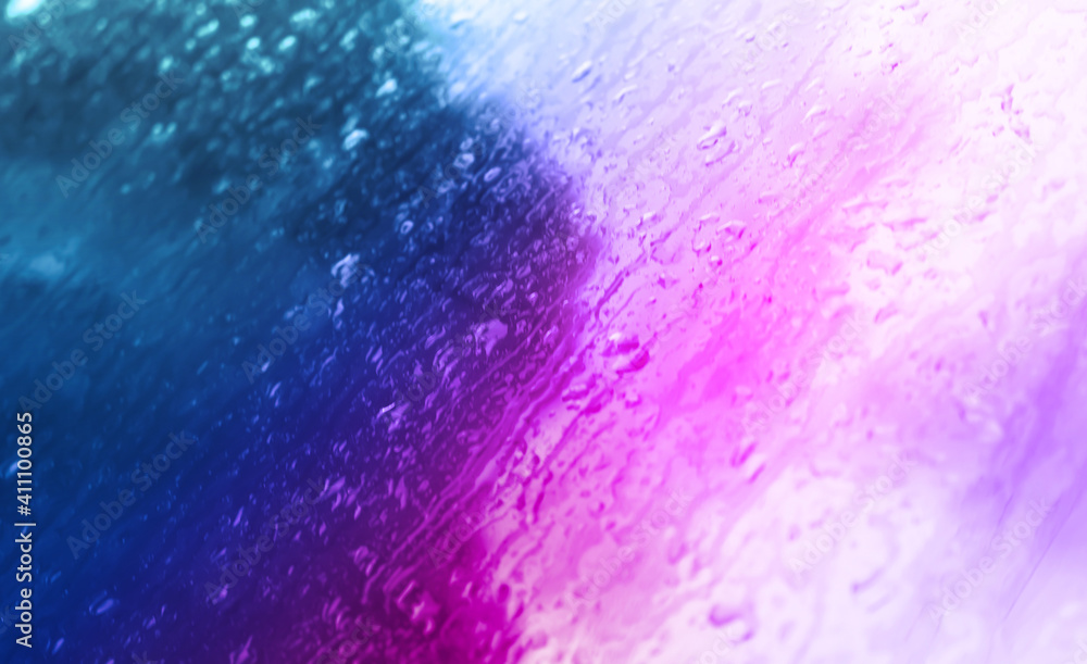Fototapeta premium gradient blue and pink,purple with dew drop abstract background