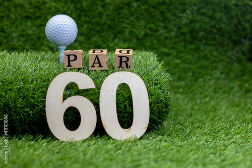 Photography Golf 60th birthday  is on green grass