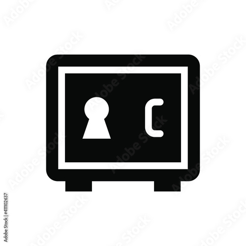 Locker icon vector graphic illustration