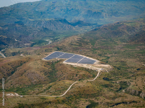 Solar power plant on Mindanao, Philippines photo