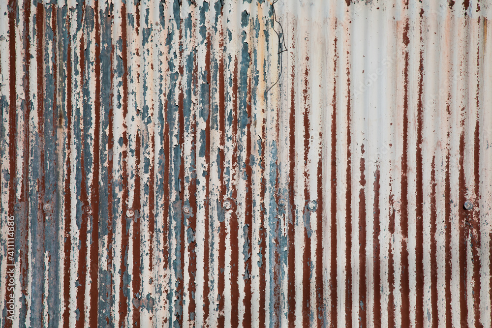 Fototapeta premium 錆びついたトタン屏