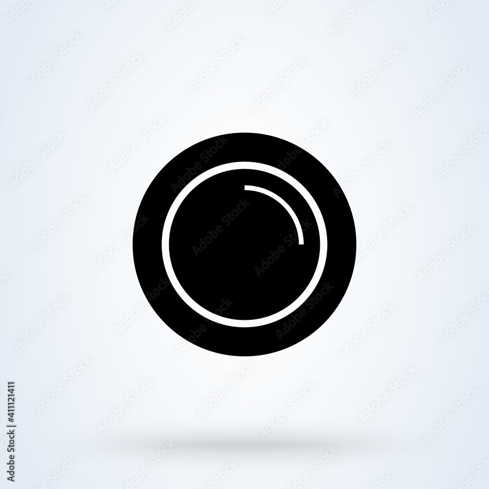 Plates sign icon or logo. Plate of food concept. Restaurant plates app vector illustration. Plates sign icon or logo. Plate of food concept. Restaurant plates app vector illustration.