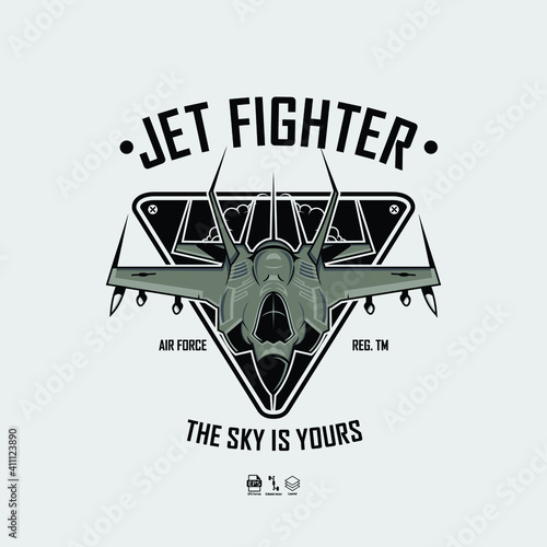 JET FIGHTER LOGO TEMPLATE