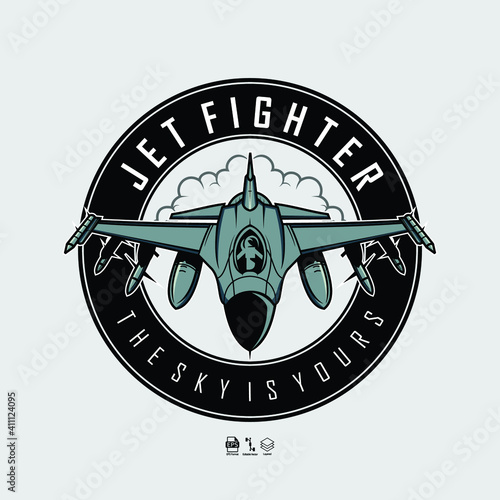 JET FIGHTER LOGO TEMPLATE