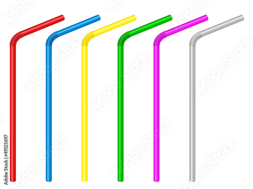 Drinking straw set