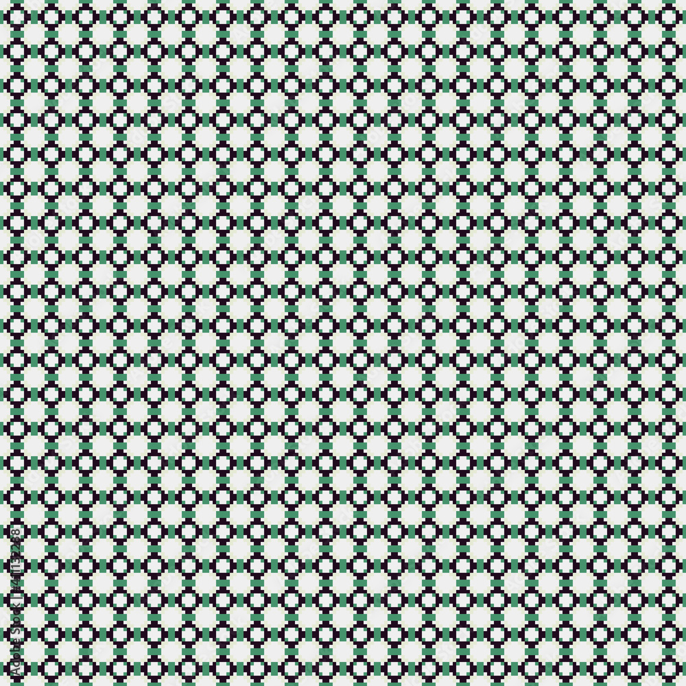 Abstract Cross Pattern generative computational art illustration