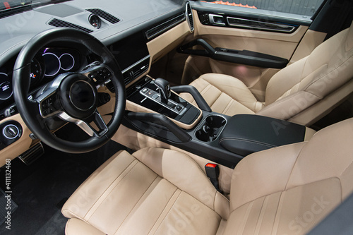 Car detailing series: interior of a luxury car