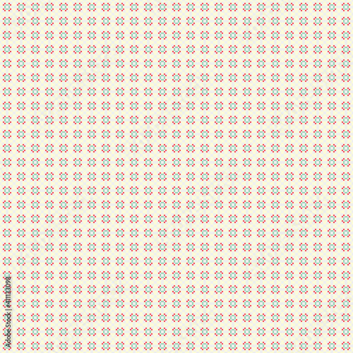 Abstract Cross Pattern generative computational art illustration