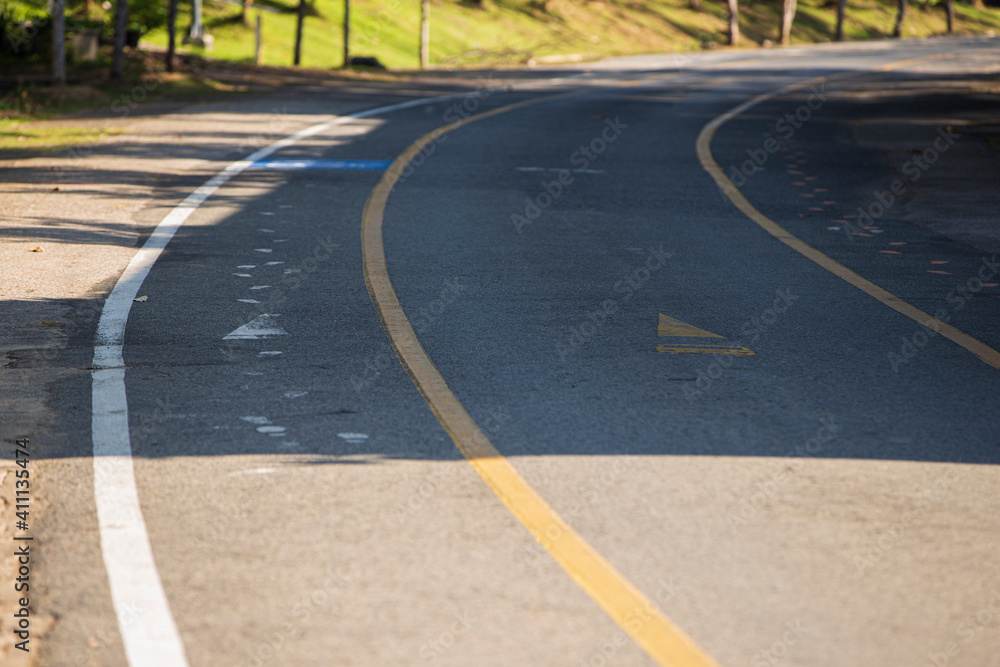 Obraz premium road with lines