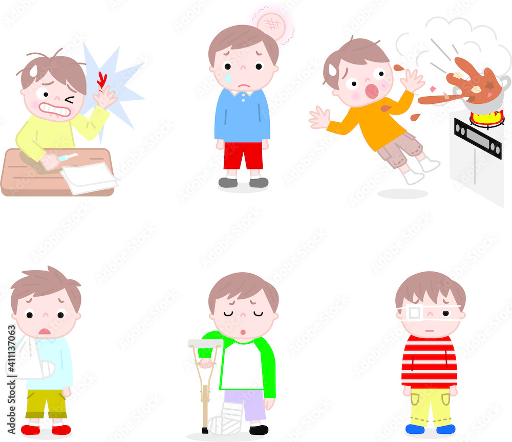 男の子怪我色々セット 男の子怪我色々セット