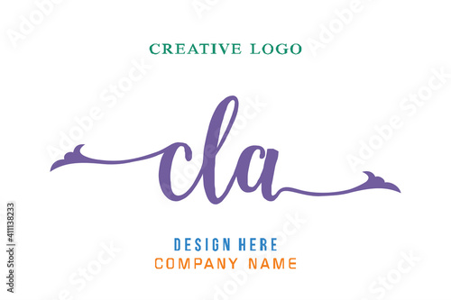 CLA lettering logo is simple, easy to understand and authoritative
