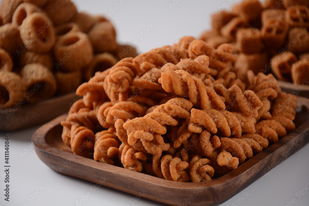 Israeli Bissli - wheat snacks with different flavors and shapes Israeli Bissli - wheat snacks with different flavors and shapes