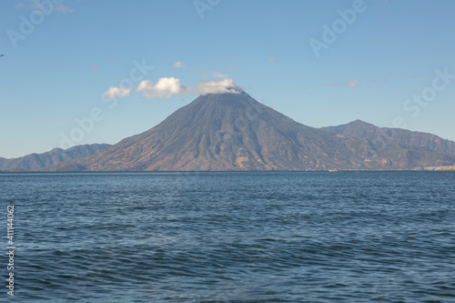 Volcano at Lake Atitlan in Guatemala