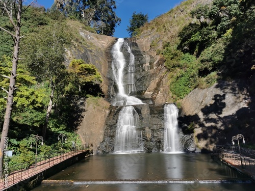 Silver cascade waterfalls in Kodaikanal  Tamilnadu 