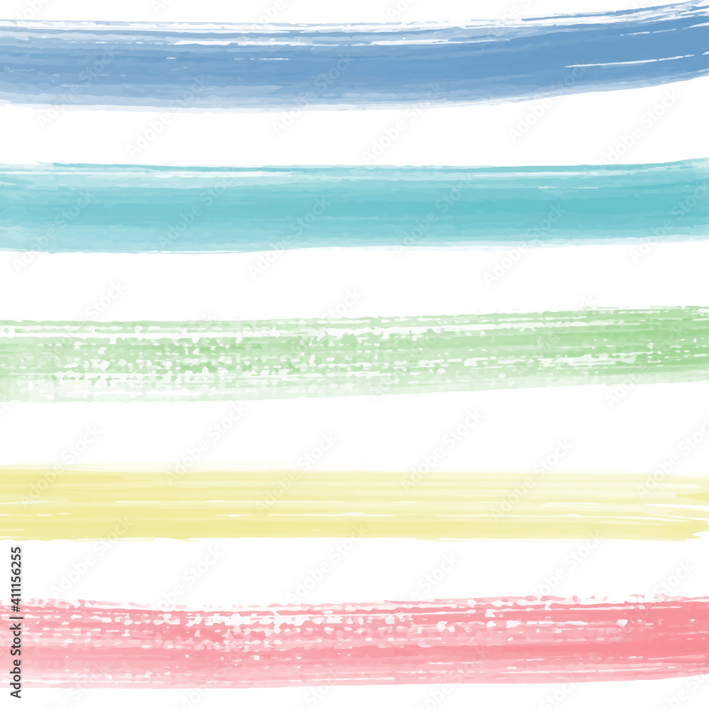Abstract watercolor background. Colorful watercolor brush strokes pattern.