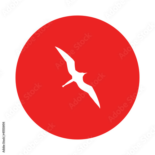 Fregattvogel und Kreis
