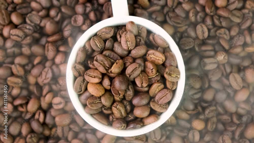 coffee beans close-up on the table. selective focus. coffee beans close-up on the table. selective focus.
