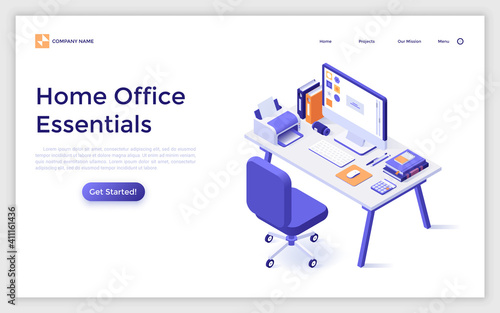 Isometric Vector Concept