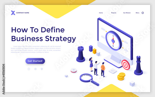 Isometric Vector Concept