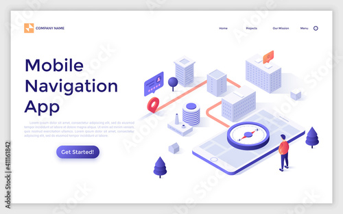 Isometric Vector Concept