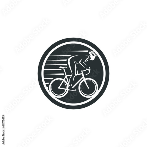 Bicycle Logo Sign Icon for Bike Shop