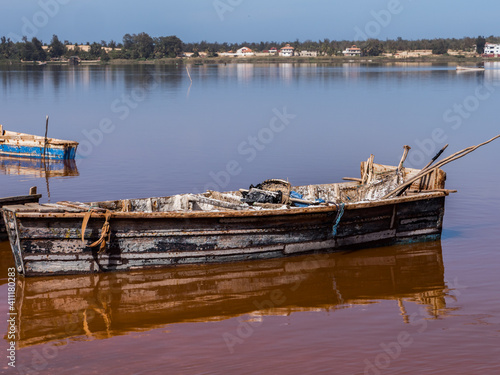 Rose lake, Salt Lake, Pink salt lake