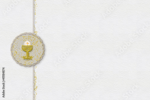 First communion invitations cards backgrounds.