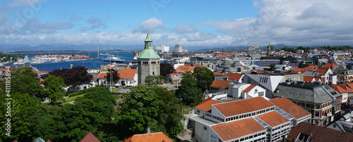 Canvas Print City of Stavanger, Norway