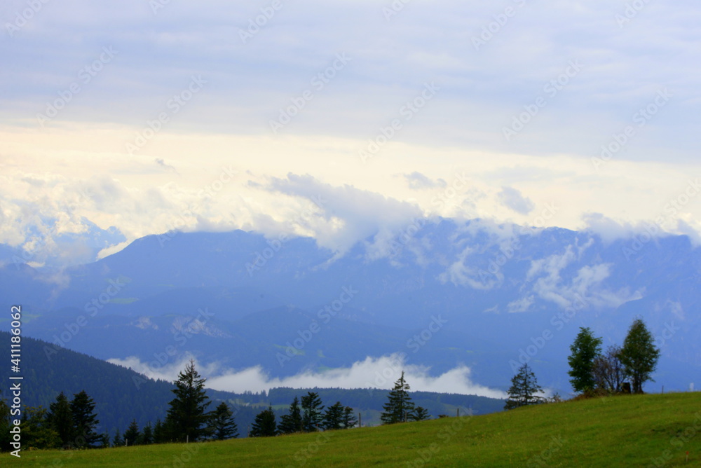 Obraz premium Bergpanorama im Sommer