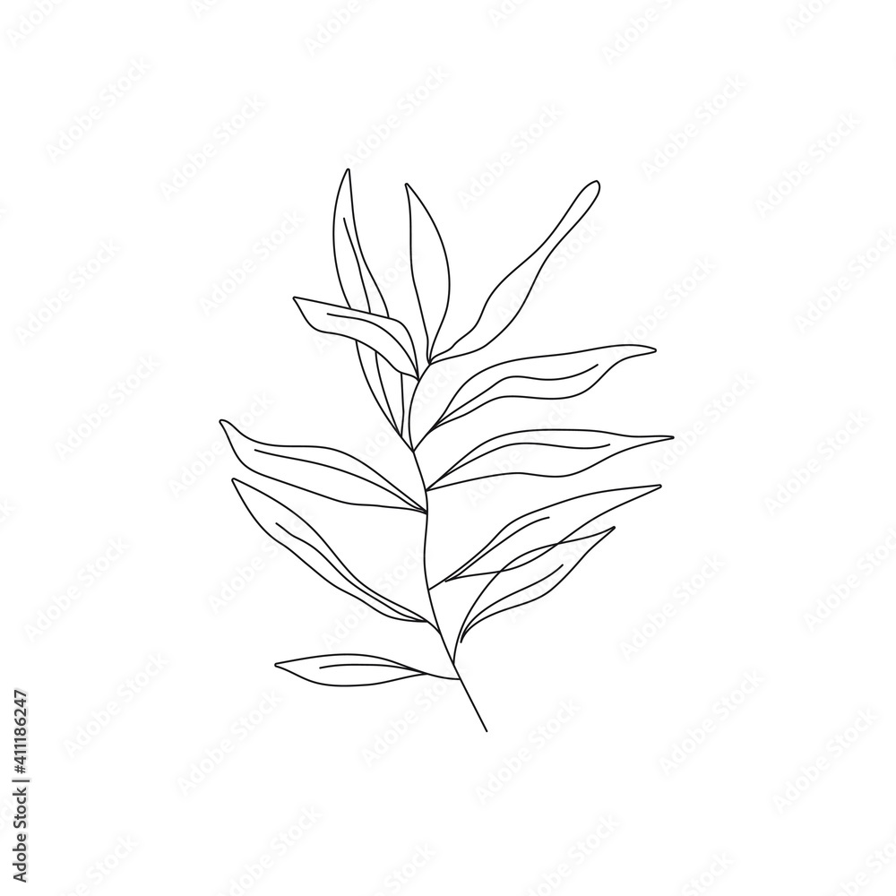 Leaves Line Art Drawing. Vector Hand Drawn Line Art Tropical Leaves. Minimalist Trendy Contemporary Design Perfect for Wall Art, Prints, Social Media, Posters, Invitations, Branding Design. Leaves Line Art Drawing. Vector Hand Drawn Line Art Tropical Leaves. Minimalist Trendy Contemporary Design Perfect for Wall Art, Prints, Social Media, Posters, Invitations, Branding Design.