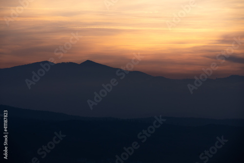 Apuseni mountains at sunstet © andrei