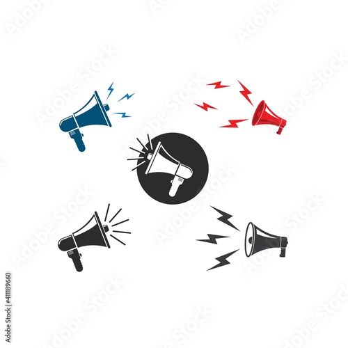 speaker megaphone  icon vector illustration design