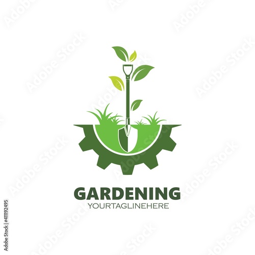 gardening icon vector illustration design template