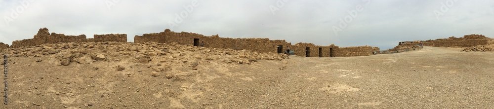 A view of the Old Israeli Fortress of Masada