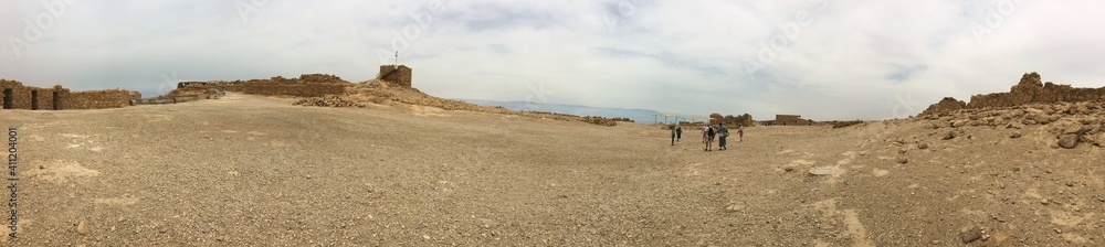 A view of the Anchient Israeli Fortess of Masada A view of the Anchient Israeli Fortess of Masada