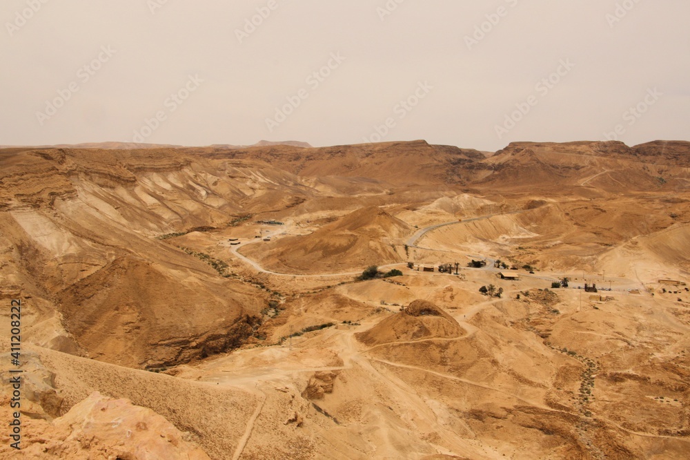 A view of the Anchient Israeli Fortess of Masada A view of the Anchient Israeli Fortess of Masada