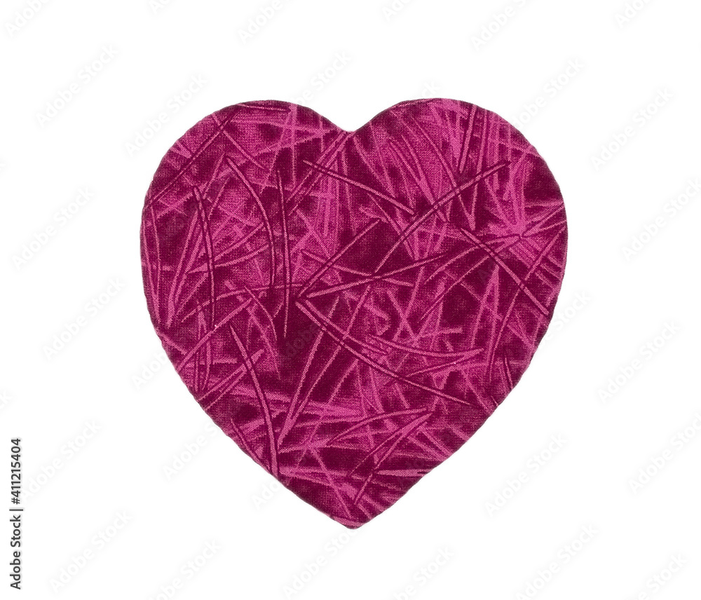 Heart shaped fabric