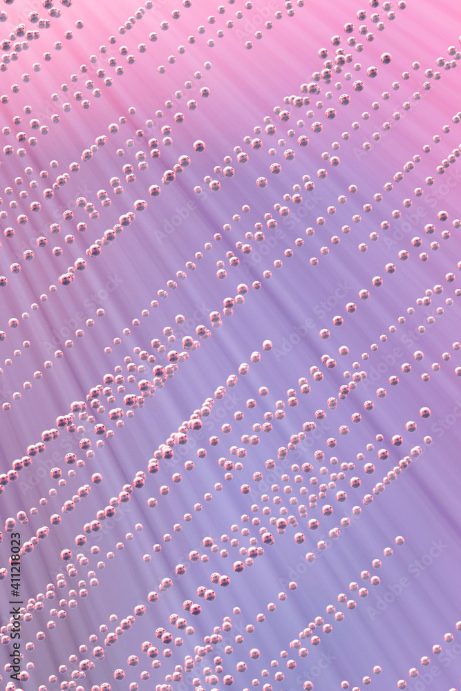 Abstract pink small balls. Spheres fly in gravity. Festive wallpaper. 3d render creative background. Abstract pink small balls. Spheres fly in gravity. Festive wallpaper. 3d render creative background.