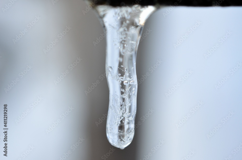 icicles on a roof icicles on a roof