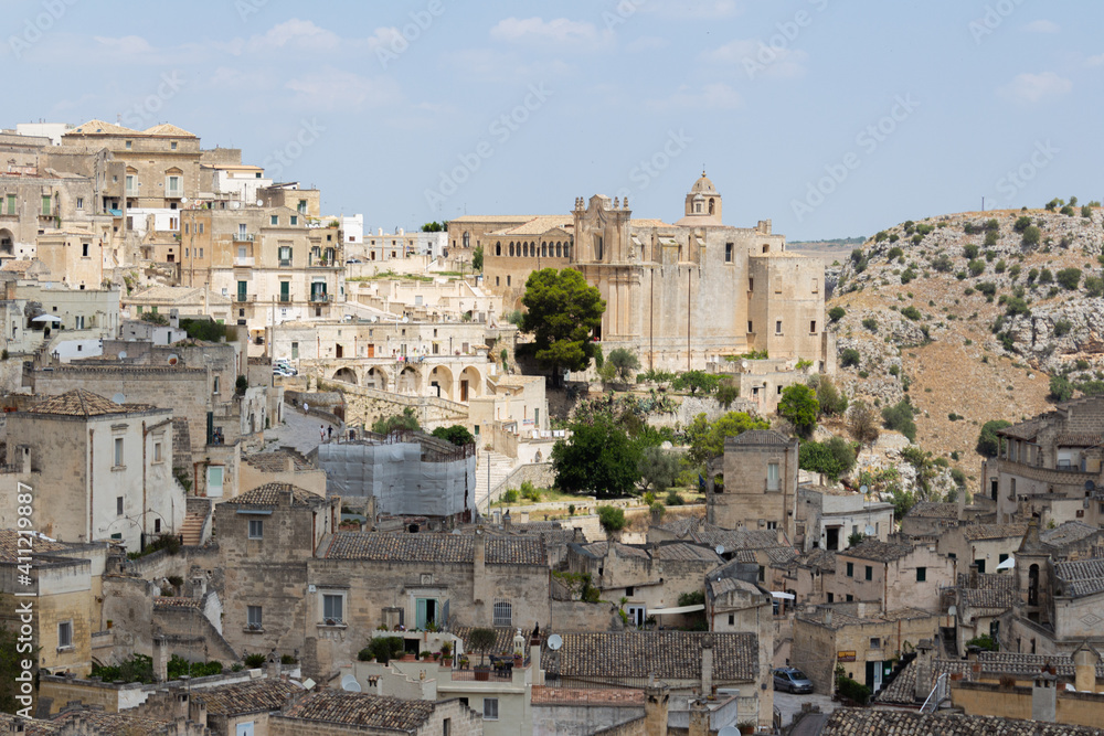 Matera ancient city from Italy. A world heritage destination