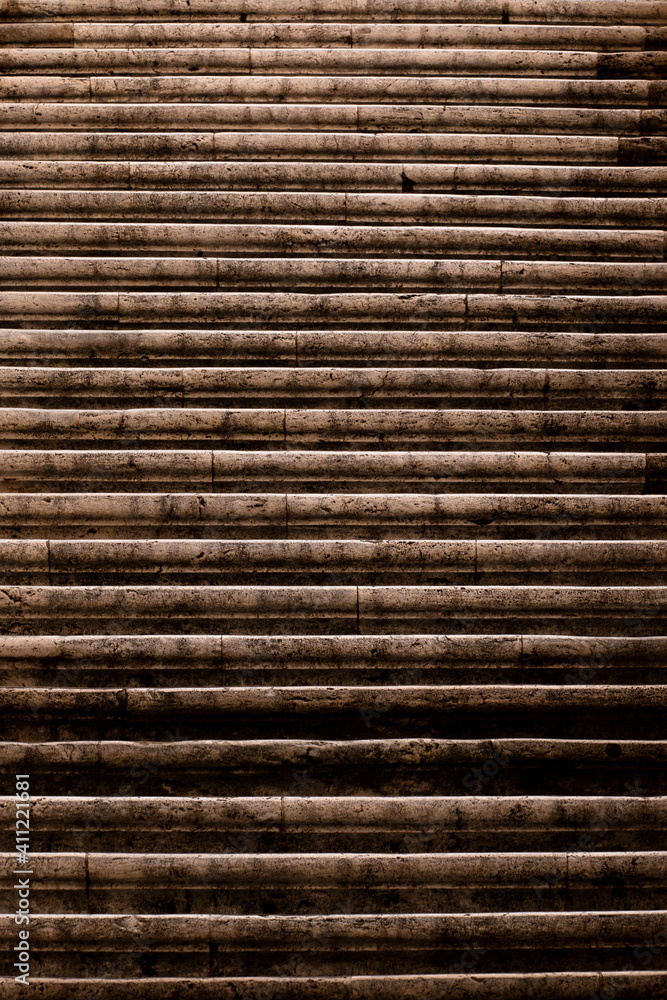 a pattern made with stairs in Assisi a pattern made with stairs in Assisi