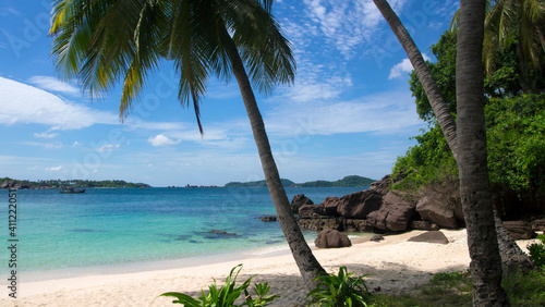 Tablou pe pânză Paradise beach on Fingernail Island (Hon Mong Tay), Phu Quoc