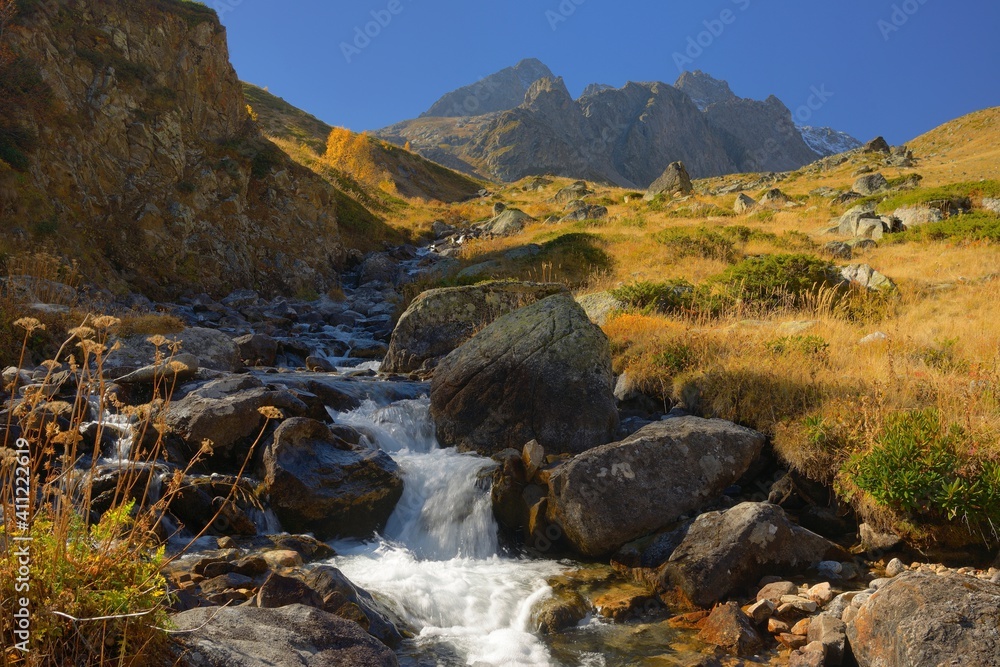 Brook in mountains Brook in mountains