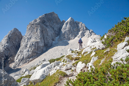 Julian alps - Slovenia - the ascent to Jalovec peak