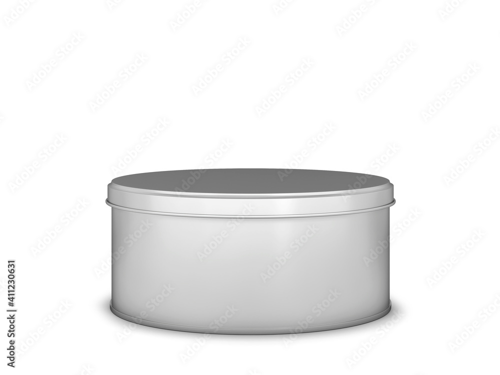 Blank tin can metal container for food or cosmetic Blank tin can metal container for food or cosmetic