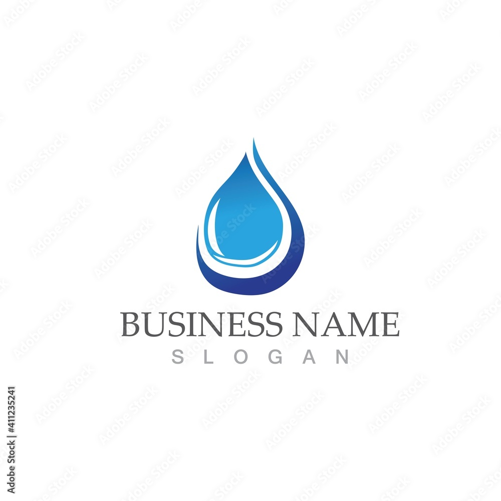 Water drop Logo Template vector Water drop Logo Template vector