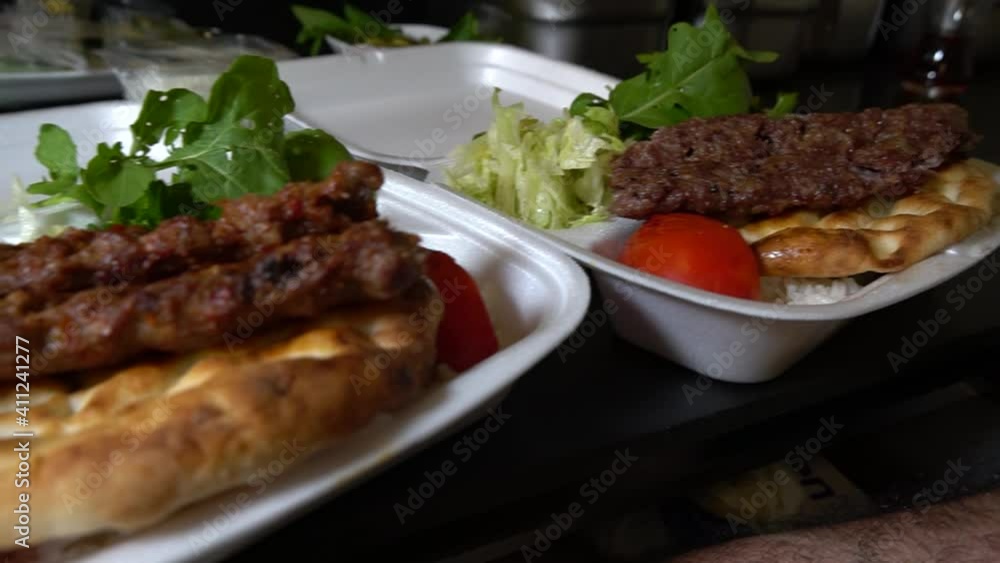 Adana kebab. Turkish kebab. meat serving. Adana kebab. Turkish kebab. meat serving.