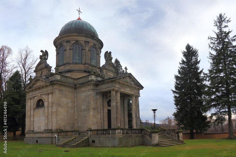 Mausoleum of Klinger family build in 1901 in Czech Republic